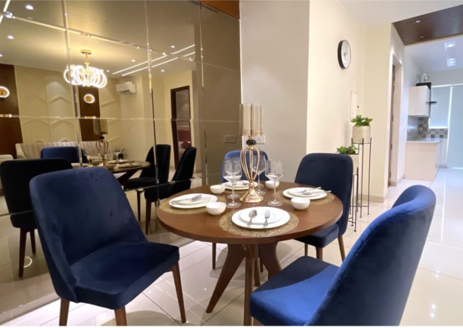 Sample home — interior detail
